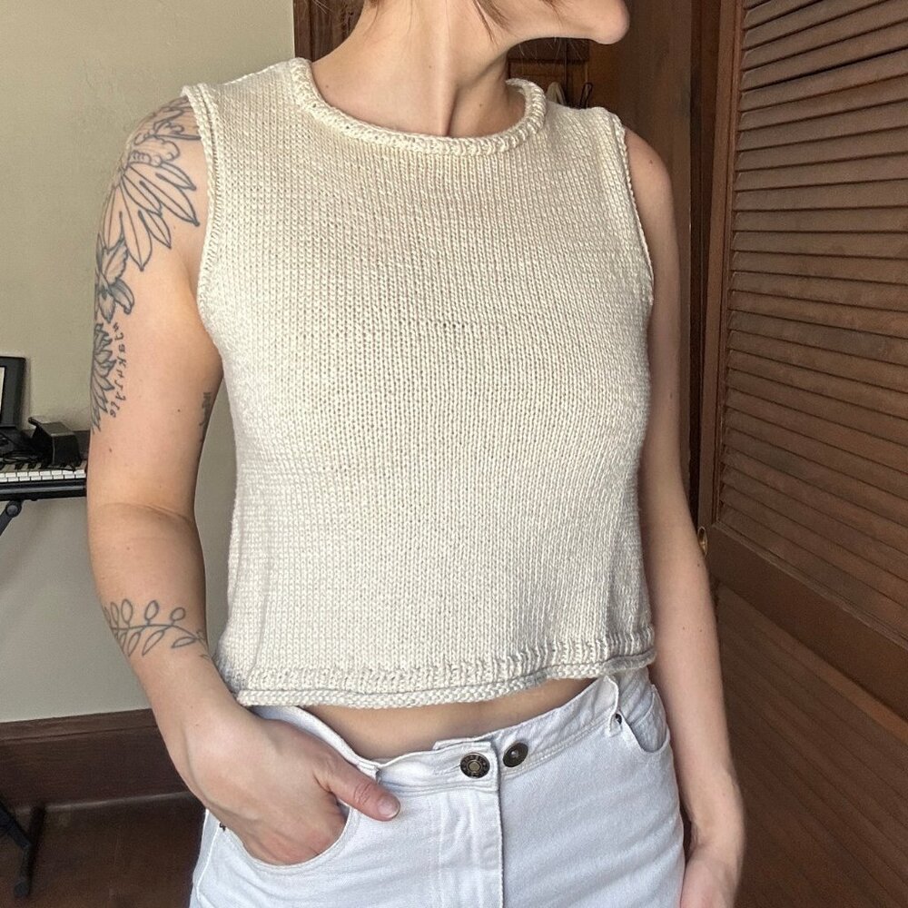 Handmade Knit Sweater Vest
